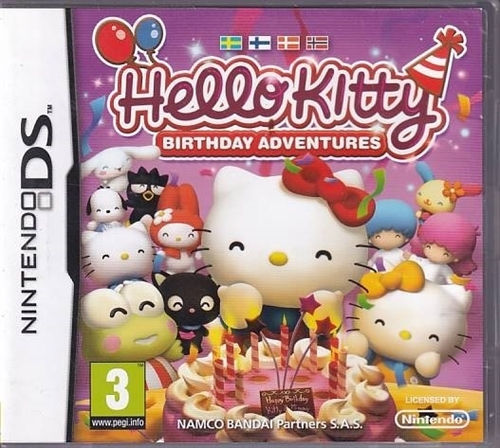 Hello Kitty Birthday Adventures - Nintendo DS (A Grade) (Used) (Eng)
